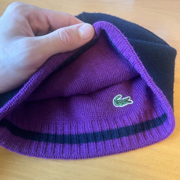 Lacoste wool reversible beanie - Picture 3 of 6
